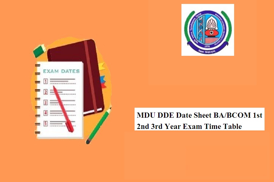 MDU DDE Date Sheet 2024