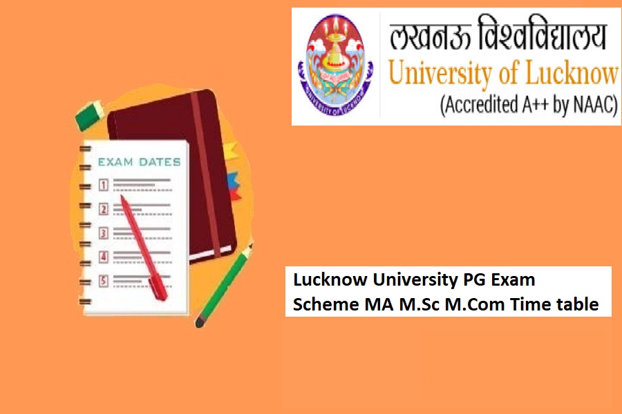 Lucknow University PG Exam Scheme 2024