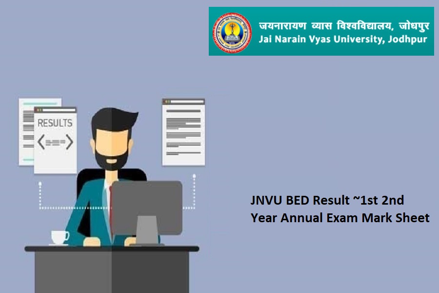 JNVU B.Ed Result 2024